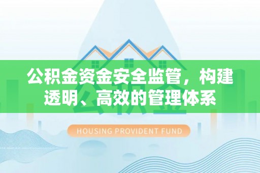 云梦公积金资金安全监管，构建透明、高效的管理体系