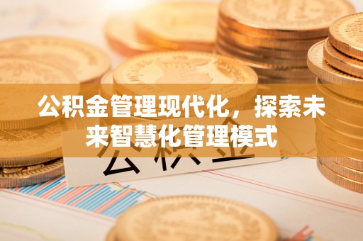 云梦公积金管理现代化，探索未来智慧化管理模式