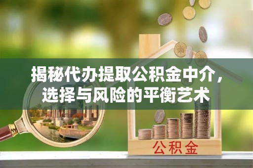 云梦揭秘代办提取公积金中介，选择与风险的平衡艺术