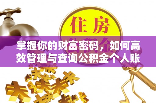 云梦掌握你的财富密码，如何高效管理与查询公积金个人账户信息