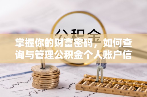 云梦掌握你的财富密码，如何查询与管理公积金个人账户信息