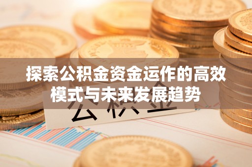 云梦探索公积金资金运作的高效模式与未来发展趋势