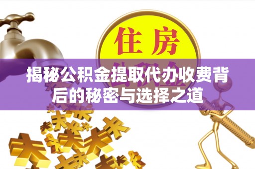 云梦揭秘公积金提取代办收费背后的秘密与选择之道